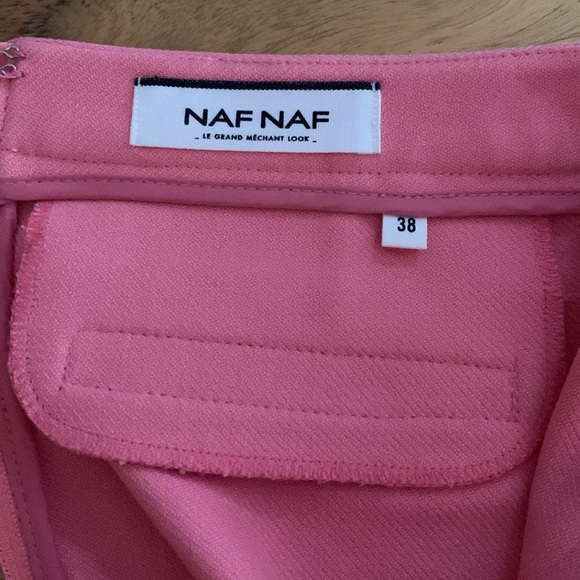 NAF NAF Bubble Gum Pink Mini Skirt - Picture 4 of 4